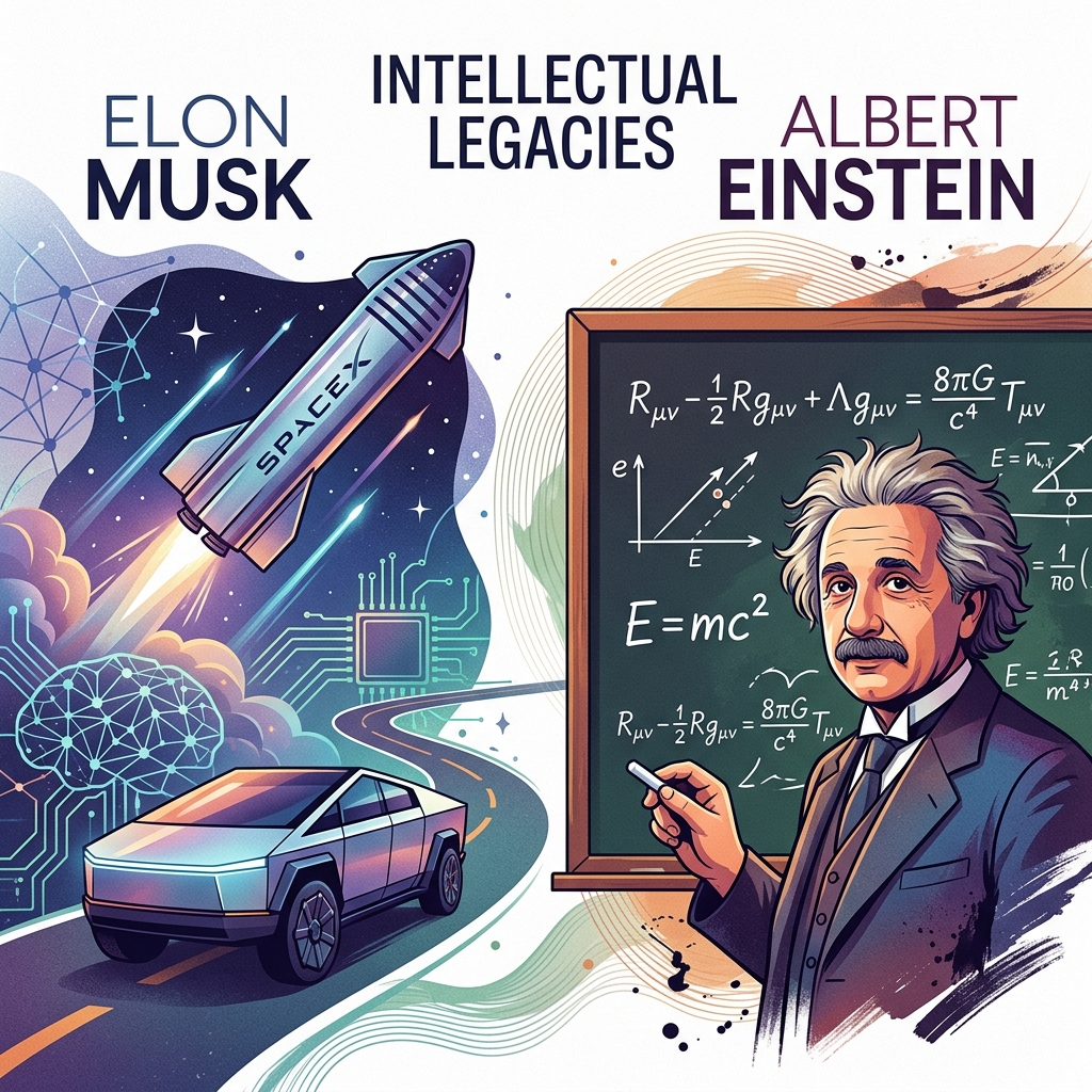 Genius Across Centuries: elon musk iq vs einstein​– Who Redefines Intelligence Today?