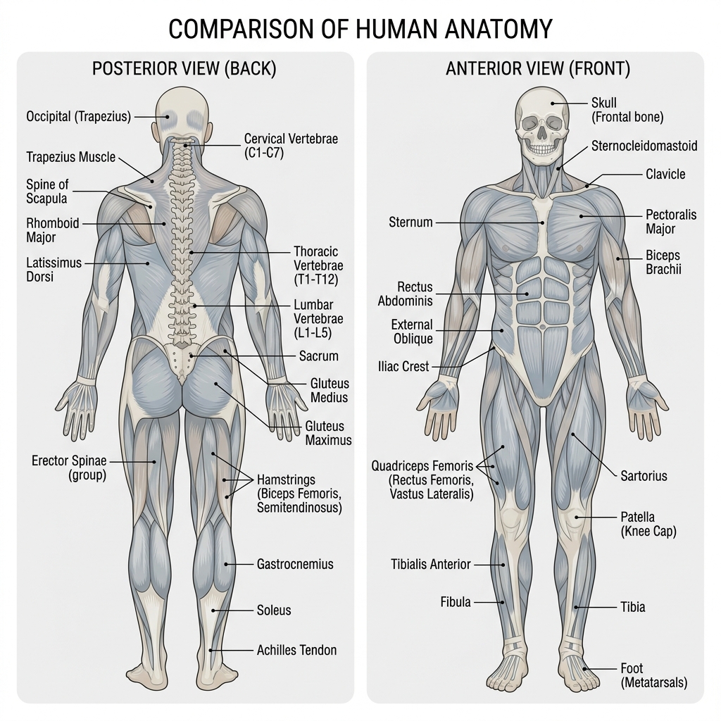 posterior vs anterior Understanding the Key Differences in Human Anatomy
