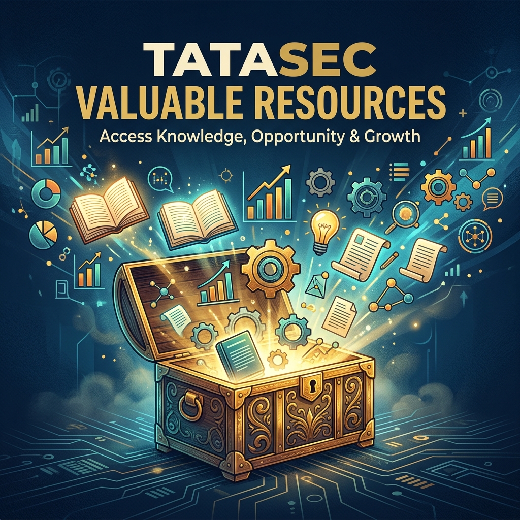 tatasec valuable resources Essential Tools and Learning Materials for Digital Security