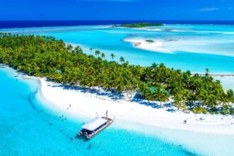 Cook Øerne is the place where Blue Horizons meet Island Serenity.
