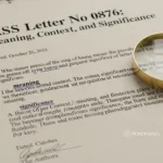 RSS Letter No 0876: Understanding Its Context and Significance