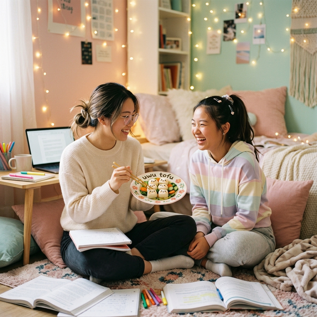 Understanding the asian step sisters take study break - uwu tofu