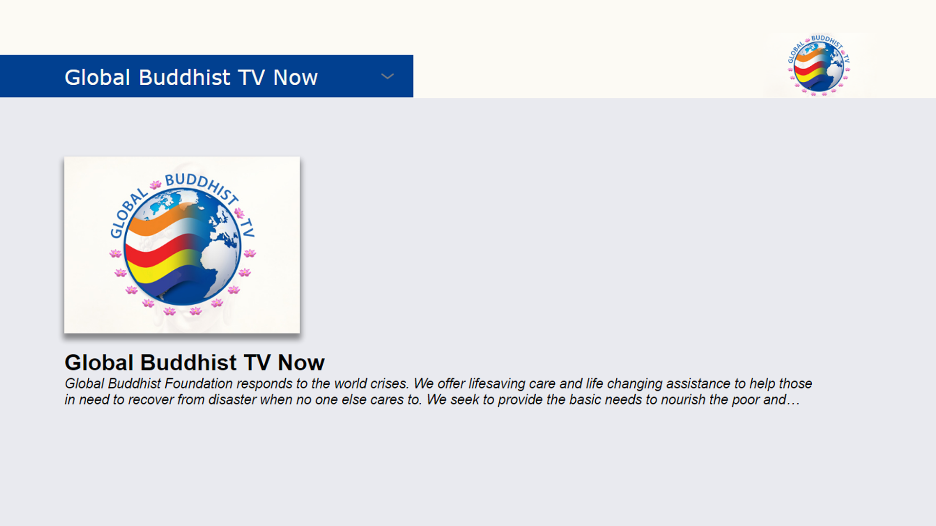 The Buddhist TV Channel: History, Programming, Teaching, and Their Impact